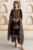 Jazmine -Winter 3PC Velvet Embroidered Suit - SS0586