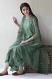 Dyot - 3PC Lawn Heavy Embroidered Shirt with Organza Embroidered Dupatta and Trouser - SU0002