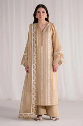 Summer 3Piece Lawn Embroidered Suit - SS0775