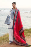 HUSSAIN REHAR - 3PC Lawn Embroidered Shirt with Monar Printed Dupatta and Trouser - SS0674
