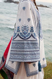 HUSSAIN REHAR - 3PC Lawn Embroidered Shirt with Monar Printed Dupatta and Trouser - SS0674
