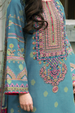 Zara Shahjahan - Winter 3PC Dhanak Embroidered Suit - SA0122