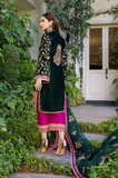 Boraque -Winter 3PC Velvet Embroidered Suit - SS0557