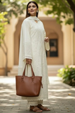 SHANZY - Summer 3PC Lawn Chikankri Embroidered Suit - SS0653
