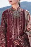 Hussain Rehar - 3PC Dhanak Embroidered Shirt Winter Wool Printed Dupatta and Trouser - SS01081