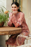 Coco By Zara Shahjahan - 3PC Dhanak Embroidered Shirt With Wool Printed Dupatta and Trouser - SS0859