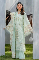 ELAF - 3PC Summer Lawn Embroidered Shirt with Cotton Net Embroidered Dupatta and Trouser - SS0794