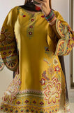 Safinaz - 3PC Dhanak Embroidered Shirt With Pashmina Printed Dupatta and Trouser - SS01091