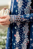 QALAMKAR - 3PC Lawn Embroidered Shirt with Cotton Embroidered Dupatta and Trouser - SS07570