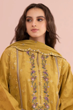 Sapphire - 3 Piece -Dhanak Embroidered Suit - SN0001