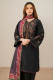 Maria B - Winter 3PC Dhanak ChickenKari Embroidered Suit - SA0113