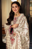 ASIM JOFA - Winter 3PC Dhanak Embroidered Suit - SS0488
