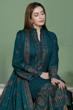 Mohagni - Winter 3PC Dhanak Embroidered Suit - SU0073