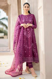 Cross Stitch - 3PC Dhanak Embroidered Shirt With Organza Embroidered Dupatta and Trouser - SS0905