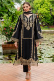 BAROQUE - Winter 3PC Dhanak Embroidered Suit - SS0485