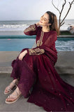 AZURE - 3PC Summer Lawn Embroidered Shirt with Chiffon Embroidered Dupatta and Trouser - SS0795
