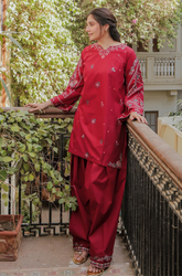 Zara Shahjahan - 2PC Lawn Embroidered Suit- SS0278