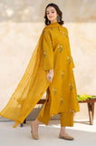 Lazuli - 3PC Dhanak Embroidered Shirt With Chiffon Embroidered Dupatta and Trouser - SS0904
