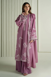 Cross Stitch - Winter 3PC Dhanak Embroidered Suit - SS0413