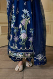 Maryam Hussain - 3PC Lawn Embroidered Shirt with Cotton Net Embroidered Dupatta and Trouser - SS0828