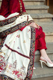Bareeze- Winter 3PC Dhanak Embroidered Suit - SS0471