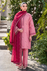 XENIA - Summer 3PC Lawn Embroidered Suit - SS0658