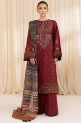 Sapphire - 3PC Lawn Embroidered Suit - SS0596