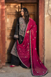 Zarposh - 3PC Dhanak Embroidered Shirt With Chiffon Embroidered Dupatta and Trouser - SS0903