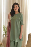LAAM - 3PC Summer Lawn Embroidered Shirt with Chiffon Embroidered Dupatta and Trouser - SS0797
