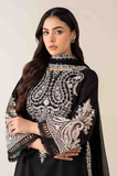Maria B - Winter 3PC Dhanak Embroidered Suit - SS0414