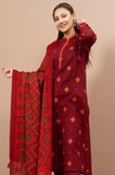 Kasyeria - Winter 3Pcs Dhanak Embroidered Suit - SB0133