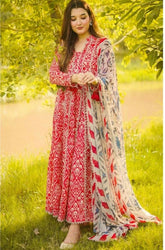 ANEELAS - Summer 3PC Lawn Digital Printed Dress - SS0798