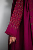 Zaib - 3PC Dhanak Embroidered Shirt With Dhanak Embroidered Dupatta and Trouser - SS01123