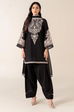 Maria B - Winter 3PC Dhanak Embroidered Suit - SS0414