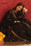 Asim Jofa - 3 Piece - Organza Embroidered Frock - SS0015