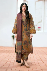 Baroque - Winter 3PC Khaddar Digital Printed Dress - SS0513