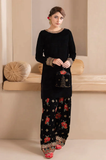 Winter 3PC Velvet Embroidered Suit - SS0176