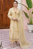 Sapphire - Winter 3PC Dhanak Embroidered Suit - SS0478