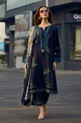 Charizma - Summer 3PC Lawn Embroidered Suit - SS0665