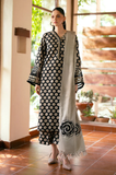 Baroque - Winter 3PC Khaddar Digital Printed Dress - SS0512