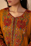 Zara Shahjahan - 3PC Dhanak Embroidered Shirt With Embroidered Dupatta and Trouser - SS0857
