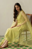 DYOT - 3PC Summer Lawn Embroidered Shirt with Organza Embroidered Dupatta and Trouser - SS0802