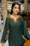 Dyot- 2PC Lawn Embroidered Shirt and Trouser - SA0128