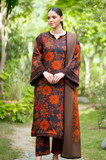 Baroque - Winter 3PC Khaddar Digital Printed Dress - SSU0441