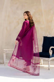 DYOT - 3PC Summer Lawn Embroidered Shirt with Organza Embroidered Dupatta and Trouser - SS0803