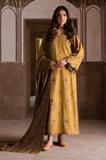 IZEL - Winter 3PC Dhanak ChickenKari Embroidered Suit - SS0537