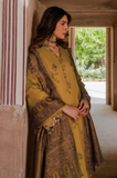 IZEL - Winter 3PC Dhanak ChickenKari Embroidered Suit - SS0537