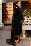 Bareeze - Winter 3PC Dhanak Embroidered Suit - SS0420