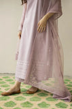DYOT - 3PC Summer Lawn Embroidered Shirt with Organza Embroidered Dupatta and Trouser - SS0804