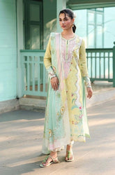 QALAMKAR - Summer 3PC Lawn Digital Printed Dress - BFB0805